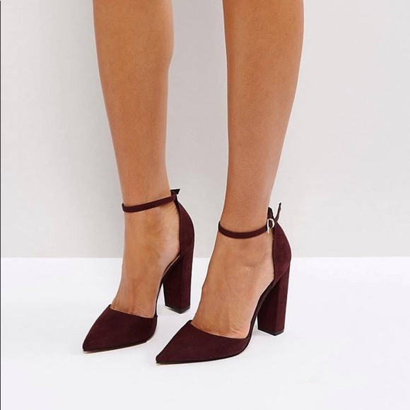 ASOS PENALTY Pointed High Heels Size 6-run big, more 8.5-9 - Picture 1 of 7